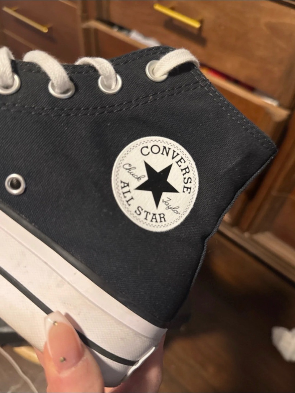SOLD!!!!Women’s Platform Converse Chuck Taylor All Star High Top Sneakers - Picture 5 of 8